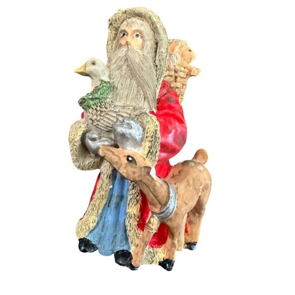 VTG Holiday Fridge Magnet Lot Candy Cane Cardinal Santa Avon Enesco Christmas - Picture 2 of 8